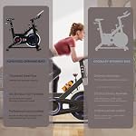 Fitnessbikes Heimtrainers Fahrrad mit Magnetischem Widerstand Trainingsgeräte Fitness bike Heimtrainer höhenverstellbar maximale Belastung 120 kg – Bild 5