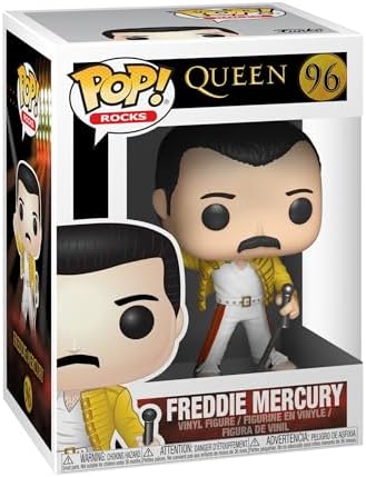Funko Pop! Rocks: Queen - Freddie Mercury - Wembley 1986 - Figura...