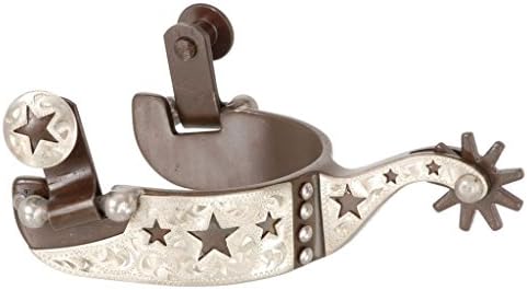 Kelly Silver Star Cutout Stars Show Spurs Childs - Brown