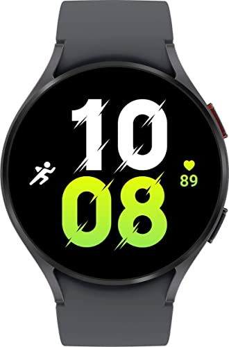 Samsung Galaxy Watch 5 (44mm, WiFi + 4G LTE) 1.4" Super AMOLED Smartwatch GPS Bluetooth w/ Advanced Sleep Coaching, Bioactive Sensor, Water Resistant R915U (Generic Charger, Graphite) (Renewed) - Image 3