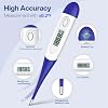 Boncare 10 Seconds Digital Thermometer for Adults and Kids - Accurate & Safe Rectal Thermometer for Baby with Fever Alarm, Oral Thermometer (Dark Blue)