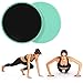THE CEO Workout Sliders Disc- Sliding Discs for Core & Full-Body Training- Strengthen Abs & Improve Stability with Smooth Foot Sliders for Home & Gym- Achieve Fitness Goals Anywhere- Set of 2 (Green)