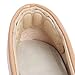 Uxsiya Mit nicht abfärbendem selbstklebendem Fersen-Aufkleber, weiche High Heel Pads, flügelförmiger Absatzaufkleber für flache Schuhe (dünner Hautton (ca. 3 mm dick).