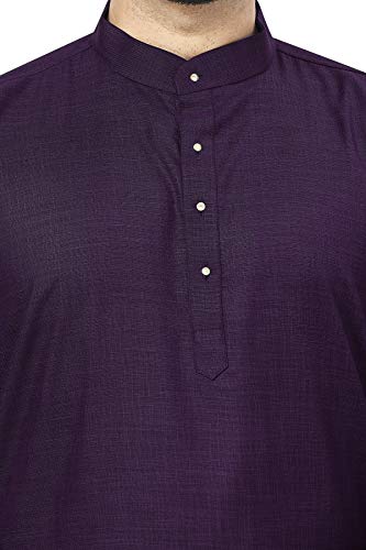 Image of BE ACTIVE Linen Blend Solid Pattern Trendy Comfortable Stylish Full Sleeve Kurta Men's Ethnic Wear