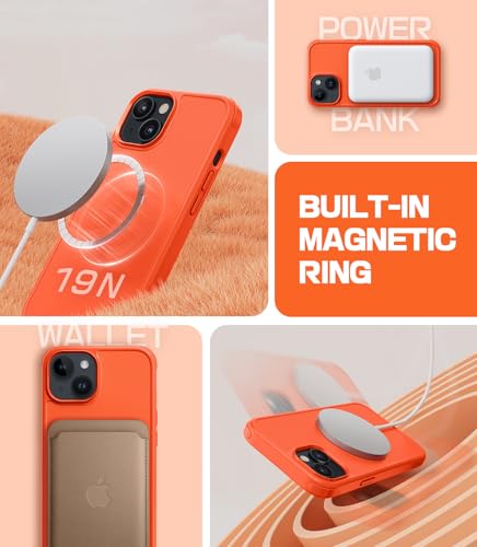 Coque pour iPhone 15 antichoc mate avec 2 styles de couleur interchangeables - 4