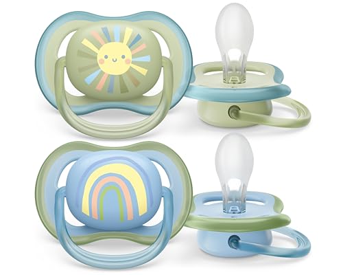 Chupeta Dupla Ultra Air Philips Avent Decorada Rec&eacute;m Nascido 0-6M