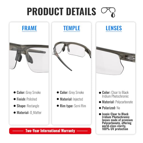 Image of Oakley BISPHAERA OO9400 Rectangle Sunglasses With Official Eyewear Kit | Men's & Women's Sunglasses