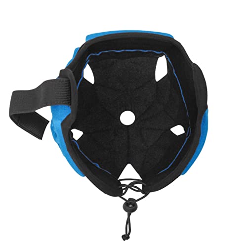Homeo Rugby Helmet Headguard, Soft Football Helmet, Padded Headgear 7v7 Flag Headguards Shell for Youth Kids Adult, Goalkeeper Soccer Goalie Camo Blue, 19-21 inch - Thumbnail 5