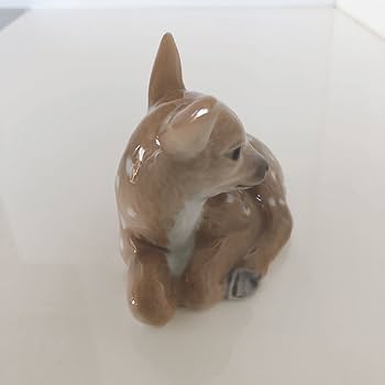 陶器 シカ 置物 ロイヤルコペンハーゲン フィギュリン ベビー