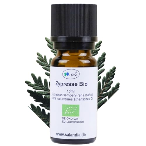 Sala Zypressenöl Aroma ätherisches Öl naturrein BIO kbA - zum Verzehr - 10 ml