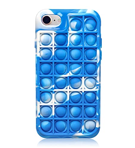 Mykrazytees Pop It Phone Case Iphone X Xs 7 Plus 8 Plus Xr Iphone 11 Iphone 12 Iphone 12 Pro,Fidget Toys Phone Case(Multilor 1), For Iphone 7/8/Se 2020/6/6S #TOP5