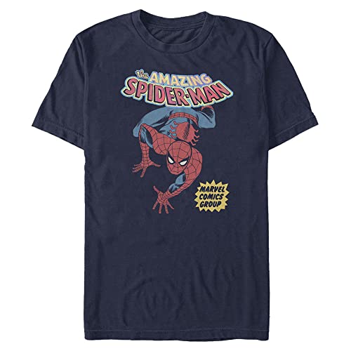 T-shirt Spider-Man Marvel rétro L en coton respirant pour éviter la chaleur