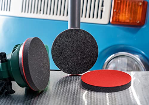 Bosch 1x Polierschwamm (für Holz, Lack, Plexiglas, Corian, Ø 125 mm, Zubehör Exzenterschleifer)