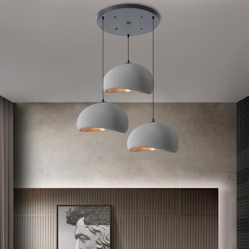 Lámpara de techo gris cemento moderna ajustable para cocina e isla 5