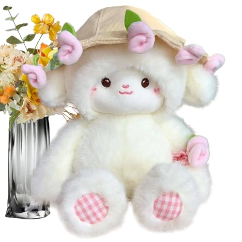 Peluche de oveja, 30 cm, 30 cm, muñeca de oveja suave y acogedora, juguete de oveja para niños, bebés, niñas, mujeres, adultos, coleccionistas, peluches, peluches, cordero