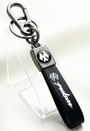 Image of Zuno Leather Keychain for Bike Car Home and Office Keys | Stylish Key Ring for Men and Women | Key Holder for Bags Wallets and Travel Accessories | Ideal Gift for Him Her