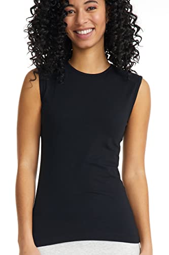 ESTEEZ Women's Tank Top Base Layering Camisole Fitted Sleeveless T-Shirt