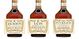 Set of Liquor Cognac Labels - You CHOOSE - Birthday Groomsman Best Man - Wedding - F*ck Face - Be My - Happy Birthday - Stickers - Any Size
