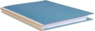 Exacompta 770010E - Lote de 25 Subcarpetas con Fuelle de Tela Forever® 320, Color Azul