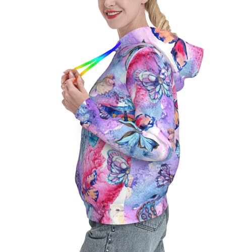 Sweat à capuche graphique confortable pour contrer le froid de l'automne - 2