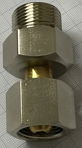 HTD Adattatore filettato ossigeno G3/4" filettatura esterna ossigeno CGA-540 filettatura interna