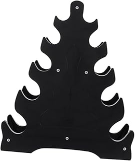 Toyvian Soporte para Mancuernas Vertical Forma de Torre Doble Cara para Mancuernas el Gimnasio o Casa
