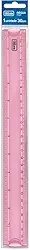 Tilibra - Régua Flexível 30cm Académie Rosa Claro - 1 un