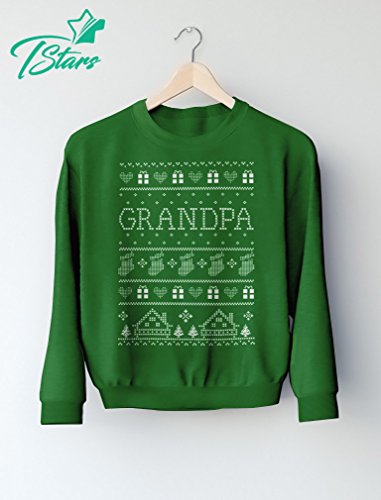 Tstars Funny Grandpa Ugly Christmas Sweater Xmas Gift for Papa Sweatshirt3