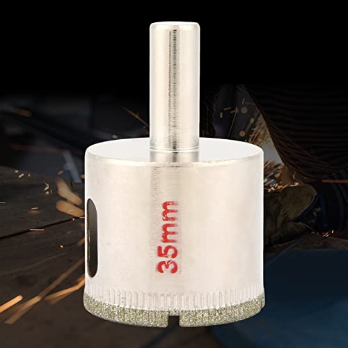 Yuecoom Hole Drill Bit, Diamond Hole Saw, 35mm 45mm 55mm Drill Cores Bit for Porcelain Marble Glass Granite Tile 4 Yuecoom Hole Drill Bit, Diamond Hole Saw, 35mm 45mm 55mm Drill Cores Bit for Porcelain Marble Glass Granite Tile - Image 4