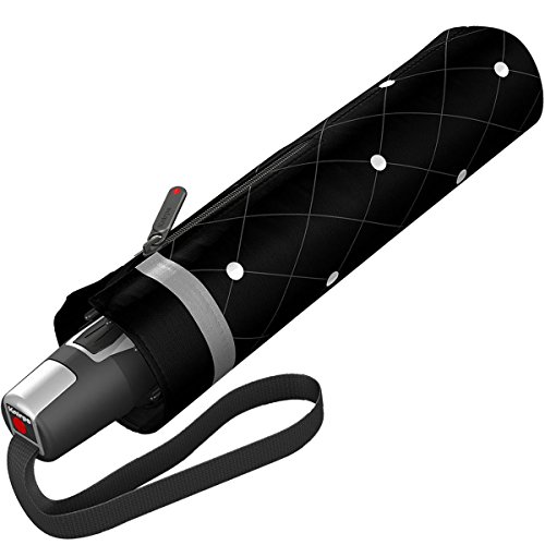 Preisvergleich Produktbild Knirps Regenschirm Fiber T2 Duomatic Sicherheitsschirm Reflect Dot