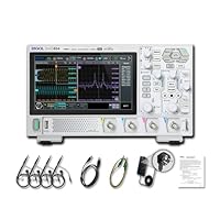 RIGOL Oszilloskop,DHO804 Tragbares Digitales Oscilloscope,70MHz Bandbreite,4 analoge Kanäle,12bit vertikale Auflösung,niedriges Grundrauschen,Unterstützung für mobile Netzteile