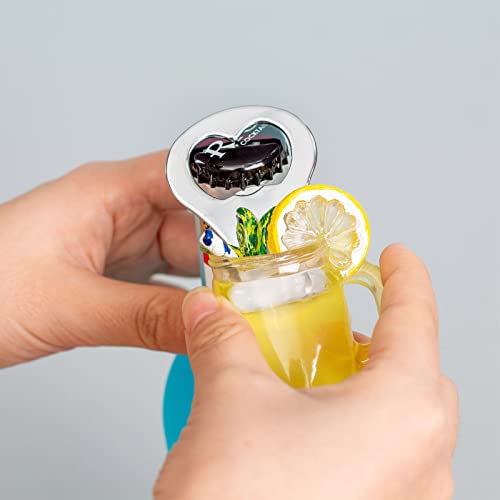 Imanes decorativos para refrigerador pack de 6 frutas 3D miniatura 3