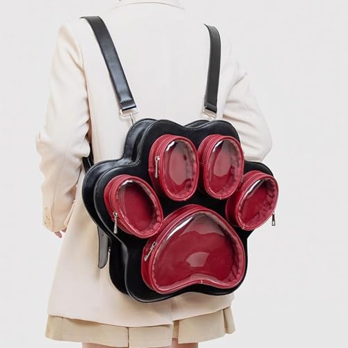Sac à dos ergonomique patte de chat avec sangle réglable et polyvalente - 6