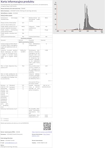 OSRAM Lamps Hochdruckentladungslampe HID HD Natrium offene/geschlossene Leuchten, 68 W, warmweiß, One Size