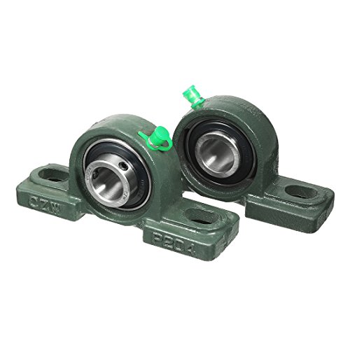 uxcell® 2pcs Self-Alignment Pillow Block Bearing UCP204 20mm Mounted Bear
