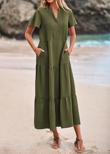 Image of KIRUNDO Summer Maxi Dresses for Women 2026