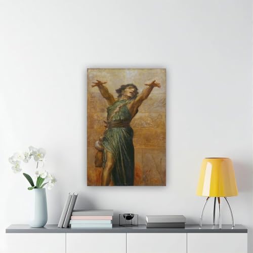 Toile Jonah par George Frederick Watts - Cadre Suspendu 20x30 cm