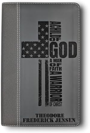 Warrior of God Personalized Large Print NIV Bible | Cross Engrave...