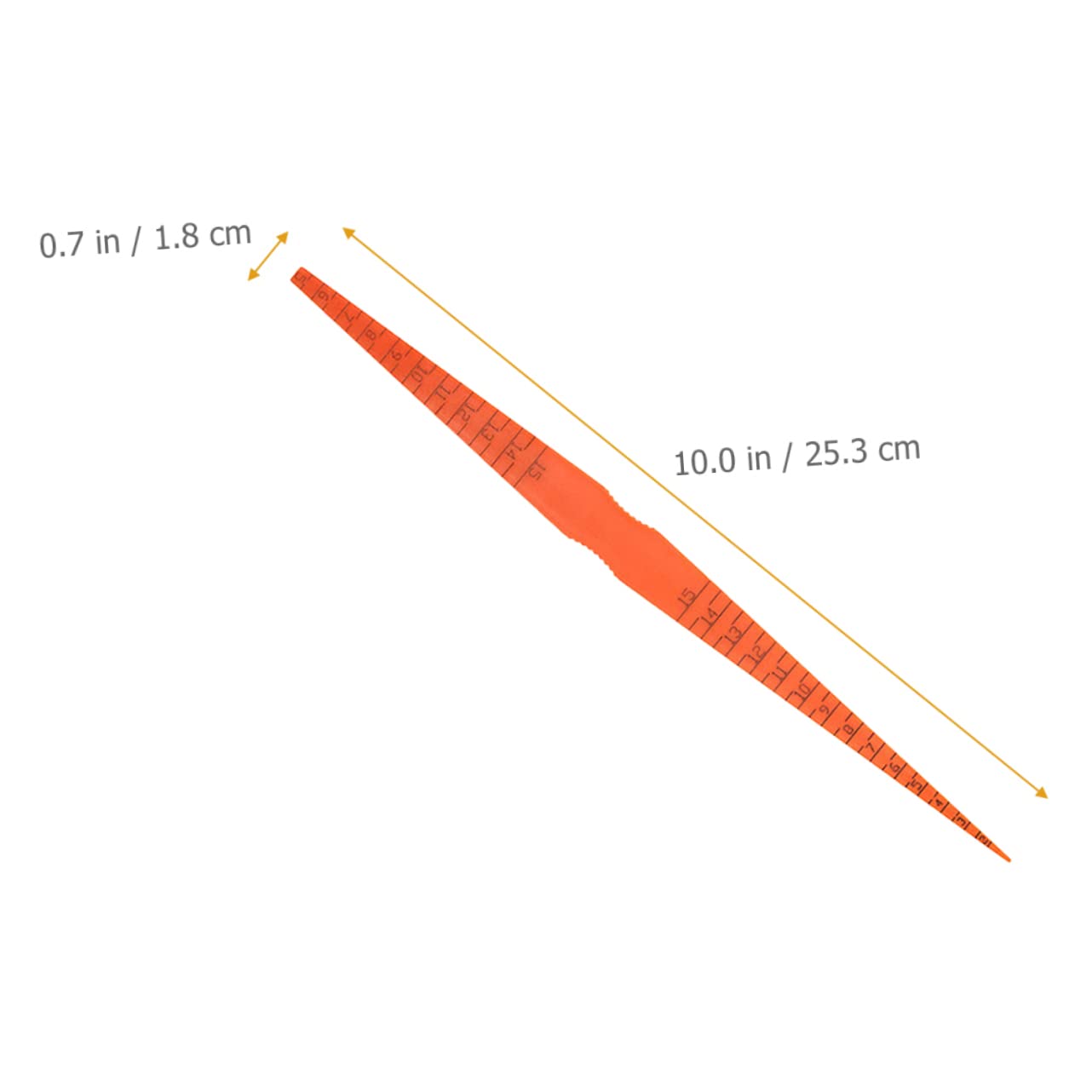 Cabilock 2pcs Panel Gap Ruler Automotive Measuring Tool for Car Door and Engine Hood Alignment Compact Design for Accurate Body Measurement