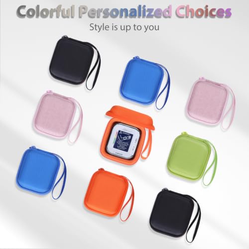 Image of XANAD Hard Case for Oklar /MMIZOO /Medline /IPROVEN Wrist Blood Pressure Cuff Monitor,Orange