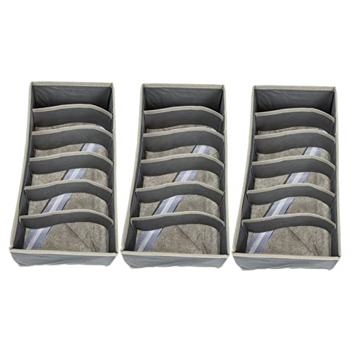 PRETYZOOM 3pcs Organizer Non-woven Fabric Underwear Storage Box Design for Socks and Lingerie Home Supplies for Neat Organization