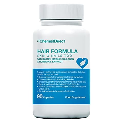 Chemist Direct Hair Formula - Skin and Nails Too - 90 Capsules Cover