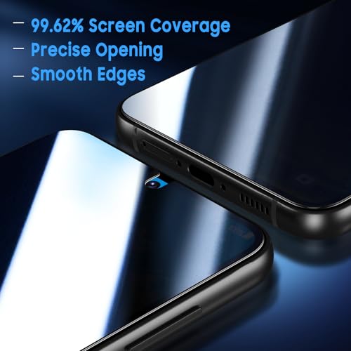 Image of Uyiton for Samsung Galaxy S23 Plus Privacy Screen Protector - 2 Pack | Anti-Spy, Fingerprint Unlock, 9H+ Tempered Glass, Scratch-Resistant, Bubble-Free, Easy Installation, Case-Friendly