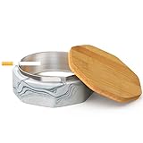 Schwer - Dies ist ein gut aussehender, gut gemachter und kräftiger Aschenbecher, um zu verhindern, dass er auch im Freien vom Wind weggeblasen wird