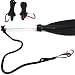 Paddle Leash Safety Rod Bungee Rod Holder Gripping Gear Leash with Innovative Gel Grip to The Paddle or Rod for Kayaking, Canoeing (Set of 3)
