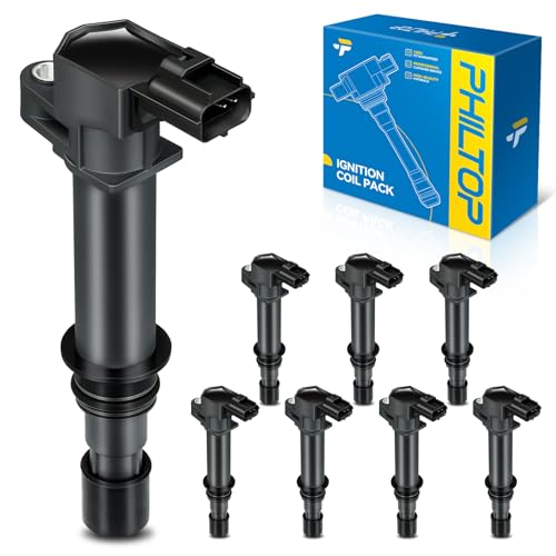 Image of PHILTOP 8-Pack Ignition Coils UF270 Fit for Ram 1500 Liberty Grand Cherokee