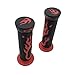 ATV WATERCRAFTS Flame Gel Style Grips RED ATV QUAD YAMAHA KAWASAKI POLARIS SEADOO BOMBARDIER JET SKI HONDA ATV FOREMAN RECON RINCON Brute Force PrairieBRUIN GRIZZLY KODIAK(7/8" BOTH SIDE)