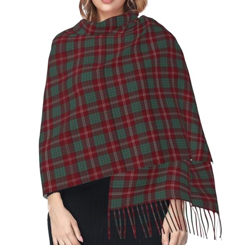 Plaid-Design Imitation Cashmere Tassel Scarf Winter Scarf Autumn Softest Classic Warm4