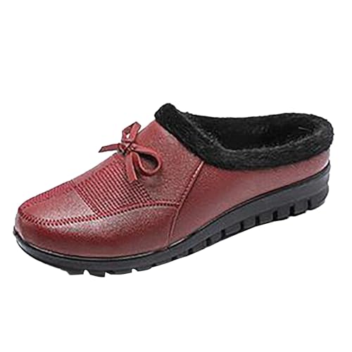 Pantoufles pour femme chaudes et antidérapantes : chaussons fermés confortables