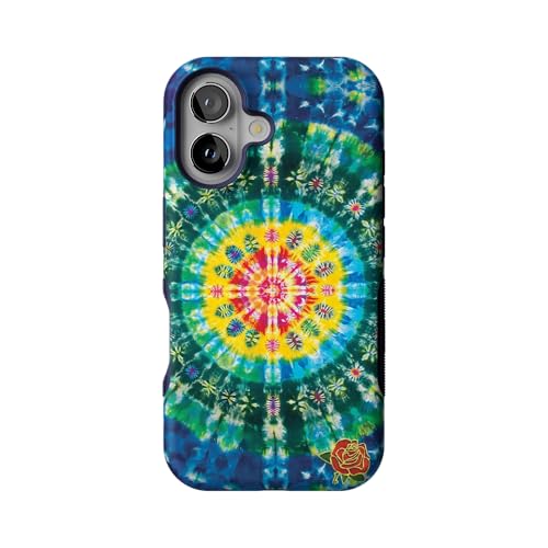 Casely iPhone 16 Case | Veneta Tapestry | Grateful Dead Tie Dye | Bold Protective Design | Compatible with MagSafe